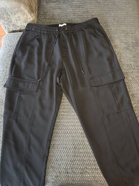 Banana Republic Black Cargo Jogger Pants